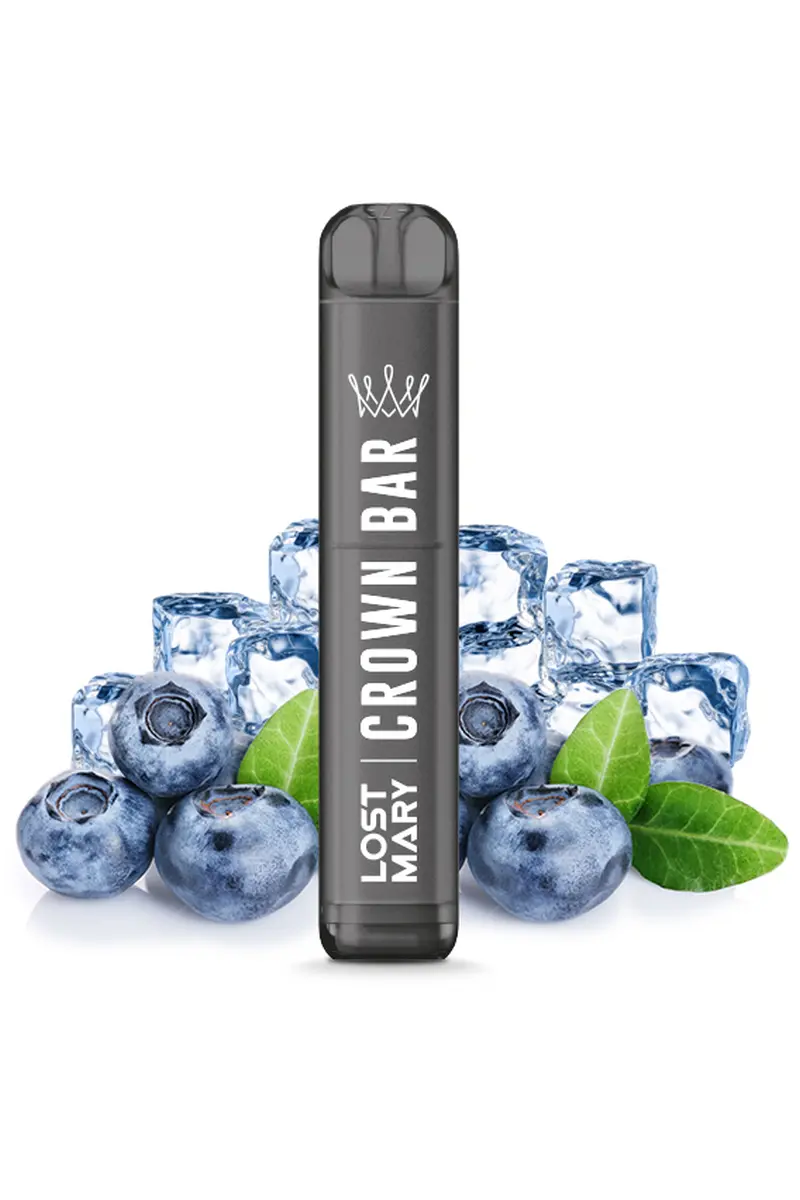 Crown Bar Einweg E-Zigarette AM600 CP Blueberry Ice 20mg/ml