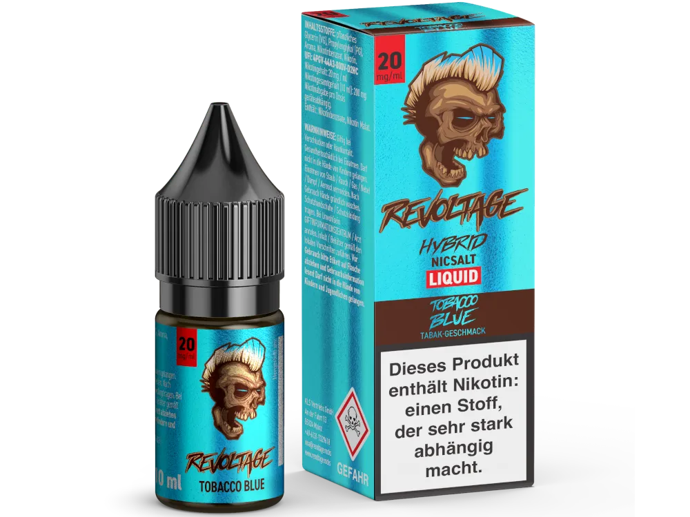 Revoltage Hybrid Nikotinsalz Liquid Tobacco Blue 20mg/ml 10ml