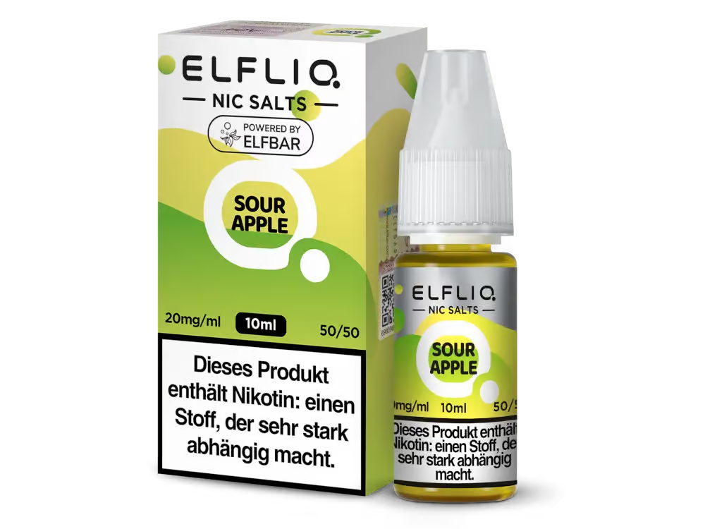 Elfliq Nikotinsalz Liquid Sour Apple 20mg/ml 10ml