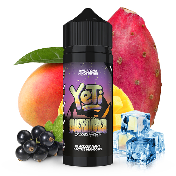 Yeti Aroma Blackcurrant Cactus Mango Ice 10ml (Longfill)