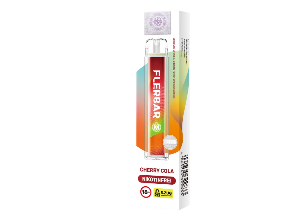 Flerbar M Einweg E-Zigarette Cherry Cola 0mg/ml