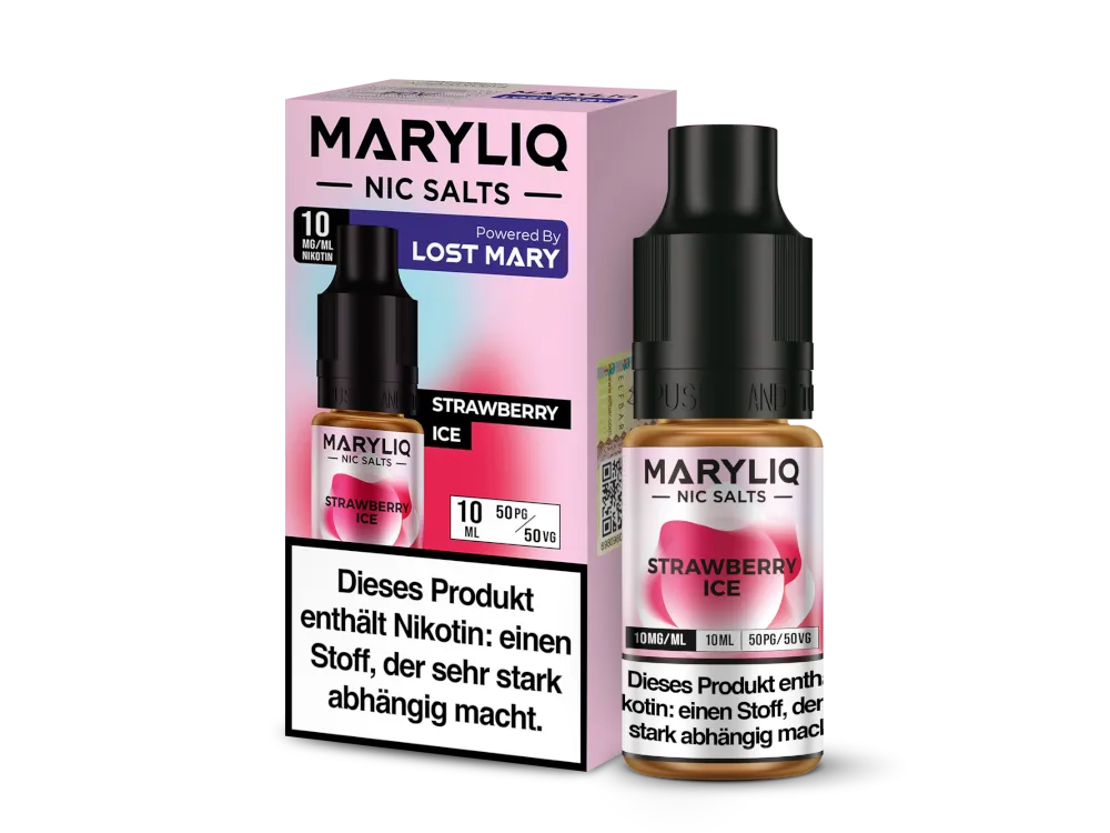 Maryliq Nikotinsalz Liquid Strawberry Ice 20mg/ml 10ml