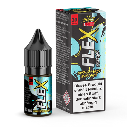 Revoltage Nikotinsalz Liquid Flex Overdosed Mint Gum 20mg/ml 10ml