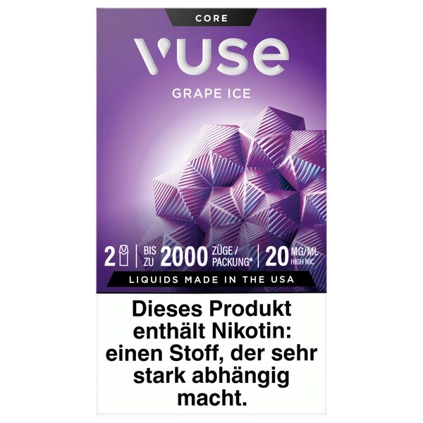 Vuse Prefilled Pod (2 Stück Pro Packung) Grape Ice