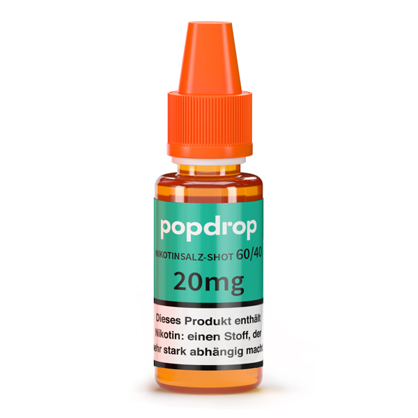 Popdrop Nikotinsalz Shot 60/40 20mg/ml 10ml