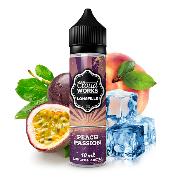 Cloudworks Aroma Peach Passion 10ml (Longfill)