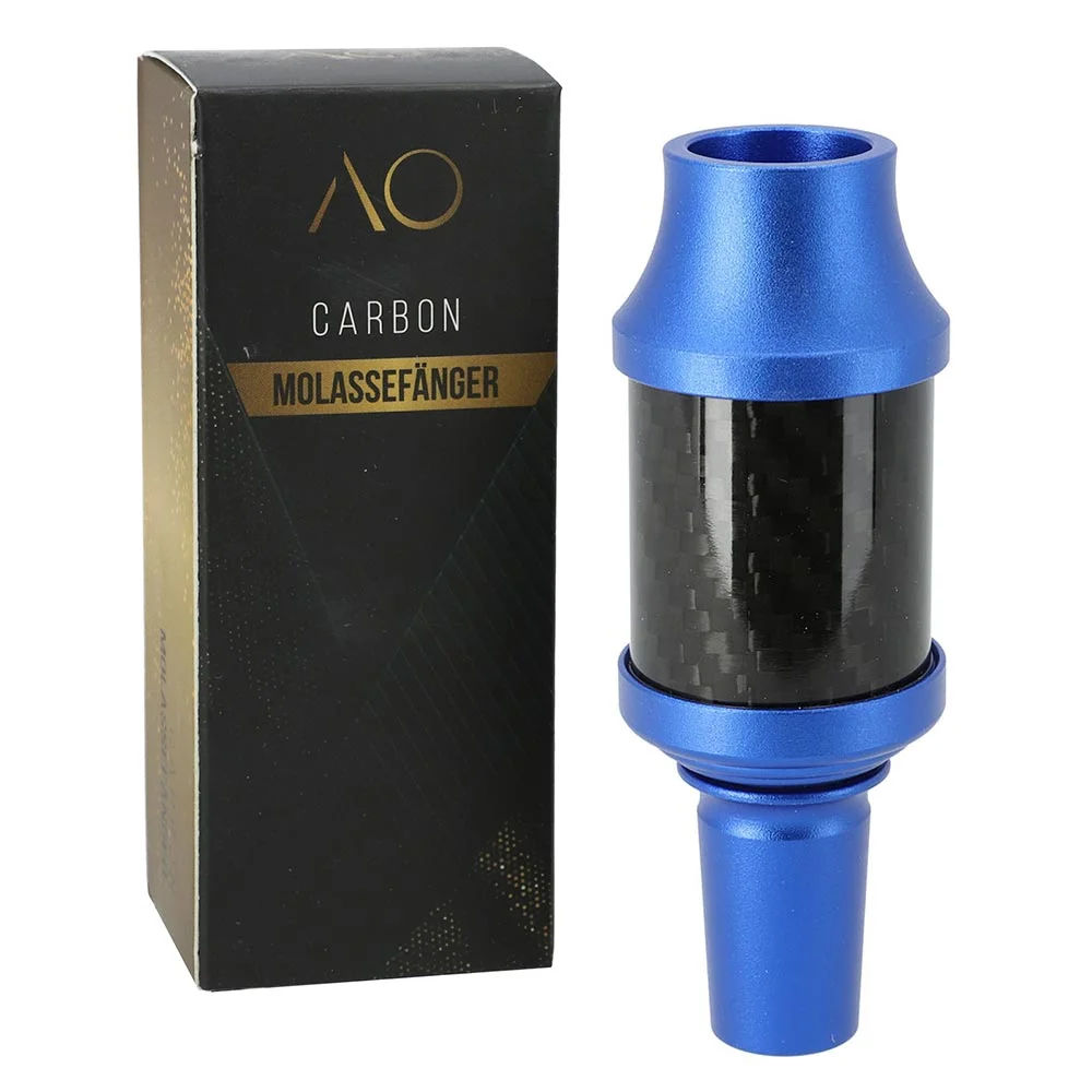 AO Carbon Molassefänger Aluminium 18/8 Blau