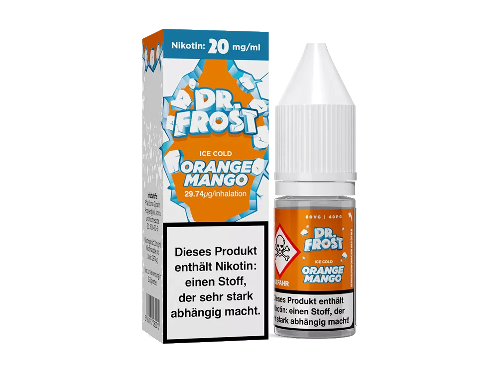 Dr. Frost Nikotinsalz Liquid Orange Mango