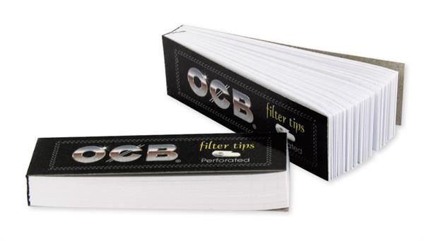 OCB Filter Tips Schwarz Premium 50 Blatt