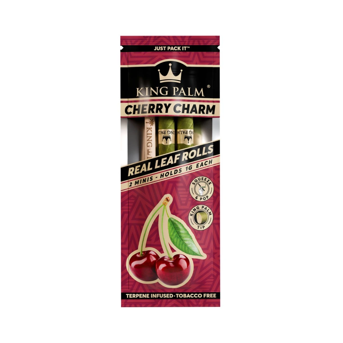King Palm Rolls Mini (2 Stück pro Packung) Cherry Charm