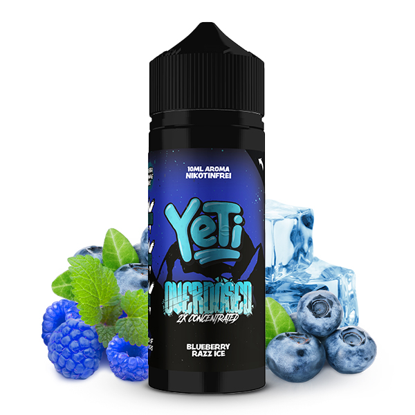 Yeti Aroma Blueberry Razz Ice 10ml (Longfill)