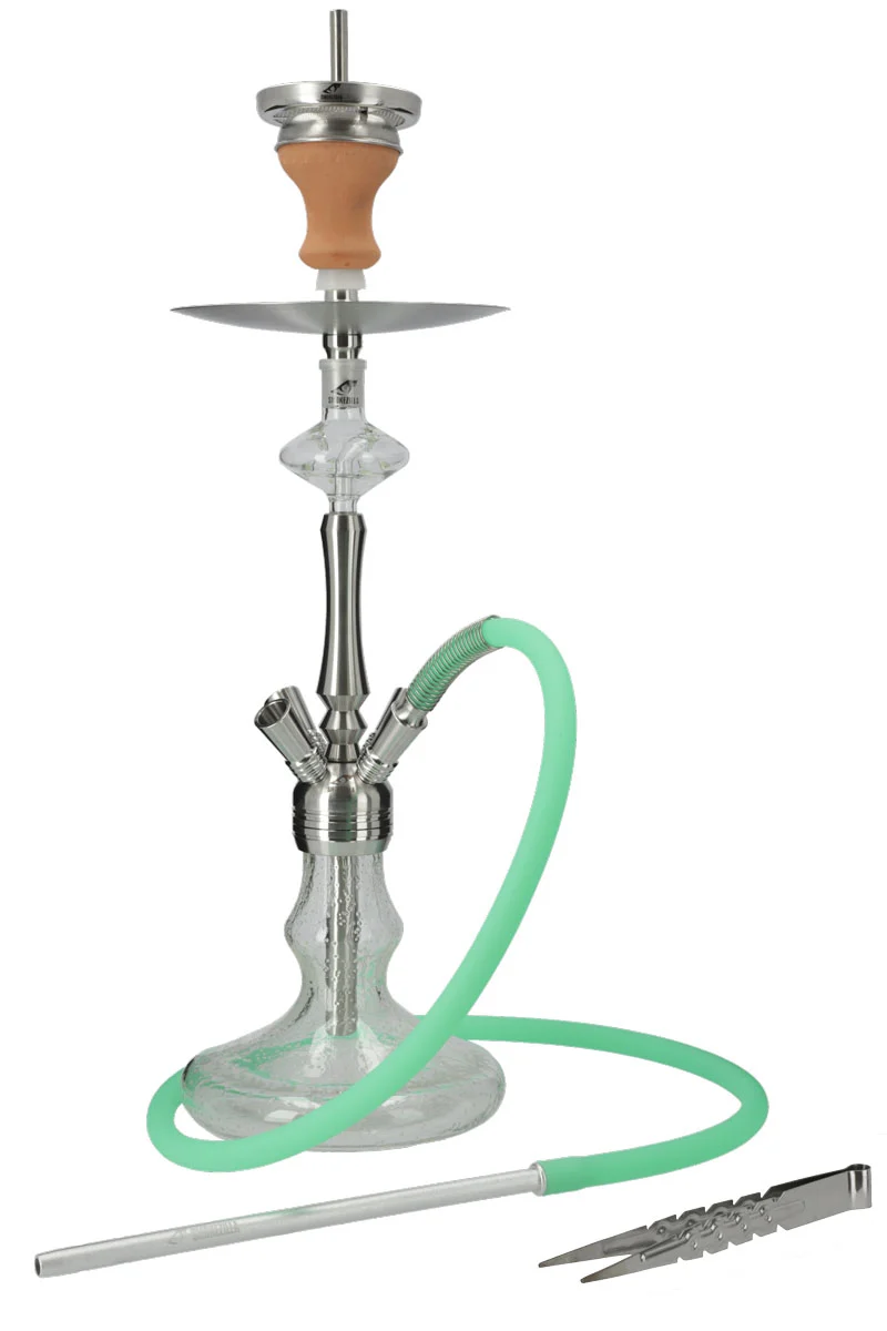 Smokezilla Shisha Baragon 4S Edelstahl Glow Grün