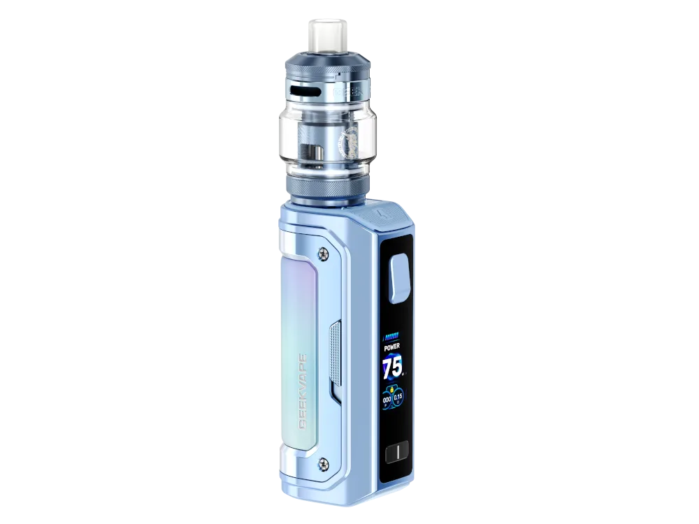 Geek Vape E-Zigarette Aegis Mini 5 mit Z Nano 3 Tank Aqua Blue