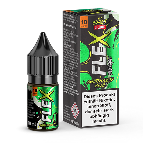 Revoltage Nikotinsalz Liquid Flex Overdosed Kiwi 10mg/ml 10ml