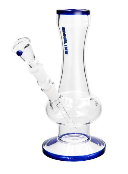 Glas Bong Baby Boomer Highline Blau 22cm