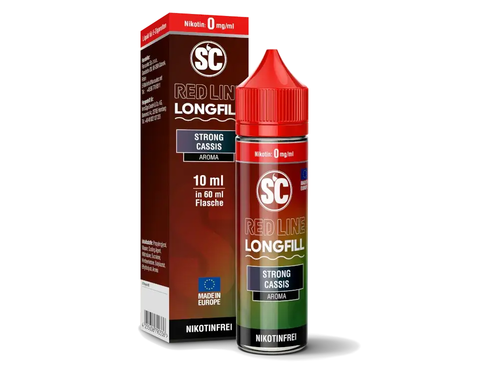 SC Aroma Red Line Strong Cassis 10ml (Longfill)