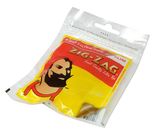ZIG ZAG Drehfilter Gelb Spezial Slim (120/34)
