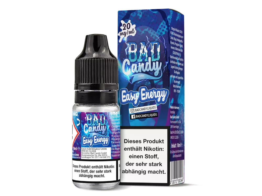 Bad Candy Nikotinsalz Liquid Easy Energy 10mg/ml 10ml