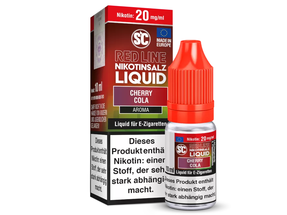SC Nikotinsalz Liquid Red Line Cherry Cola 0mg/ml 10ml