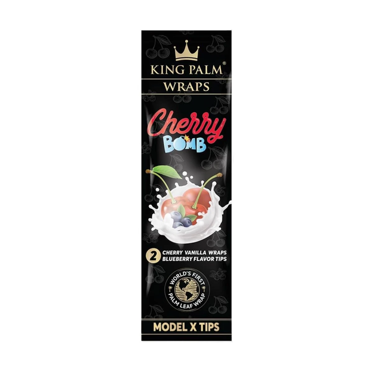 King Palm Palm Wraps + Tips (2 Stück pro Packung) Cherry Bomb