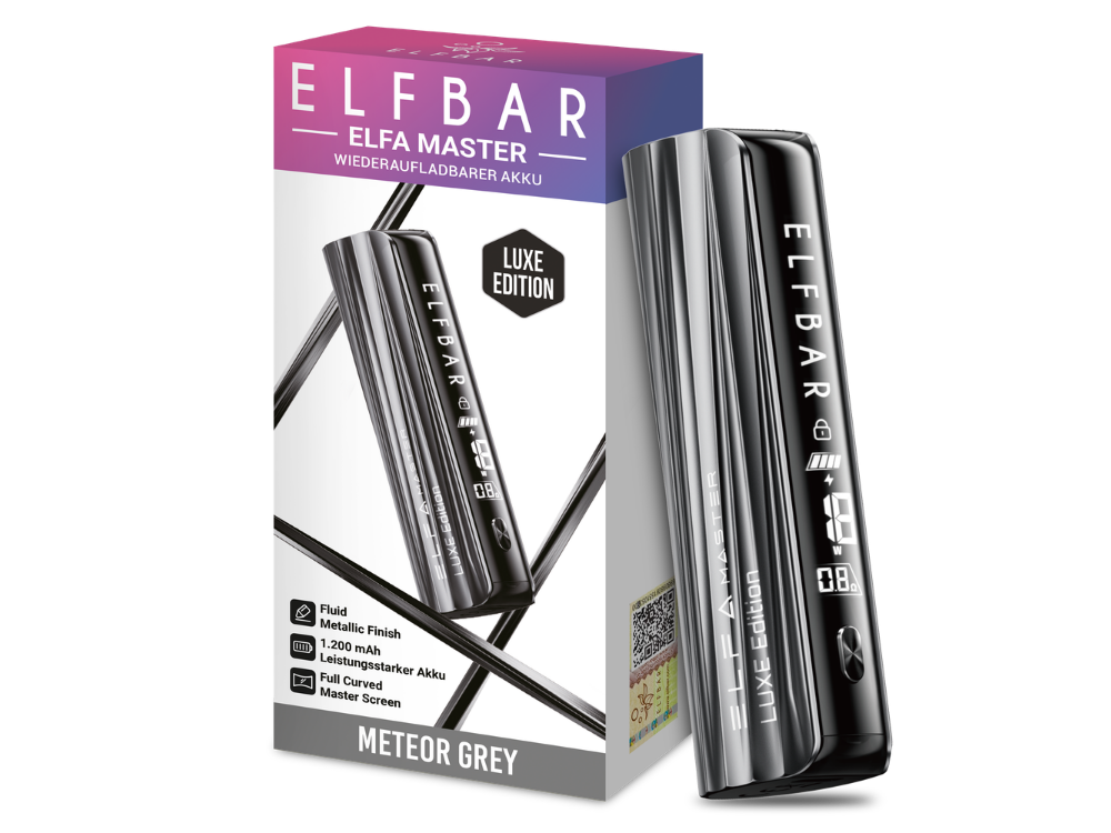 Elfbar Akku Elfa Master Luxe Edition 1200 mAh Meteor Grey