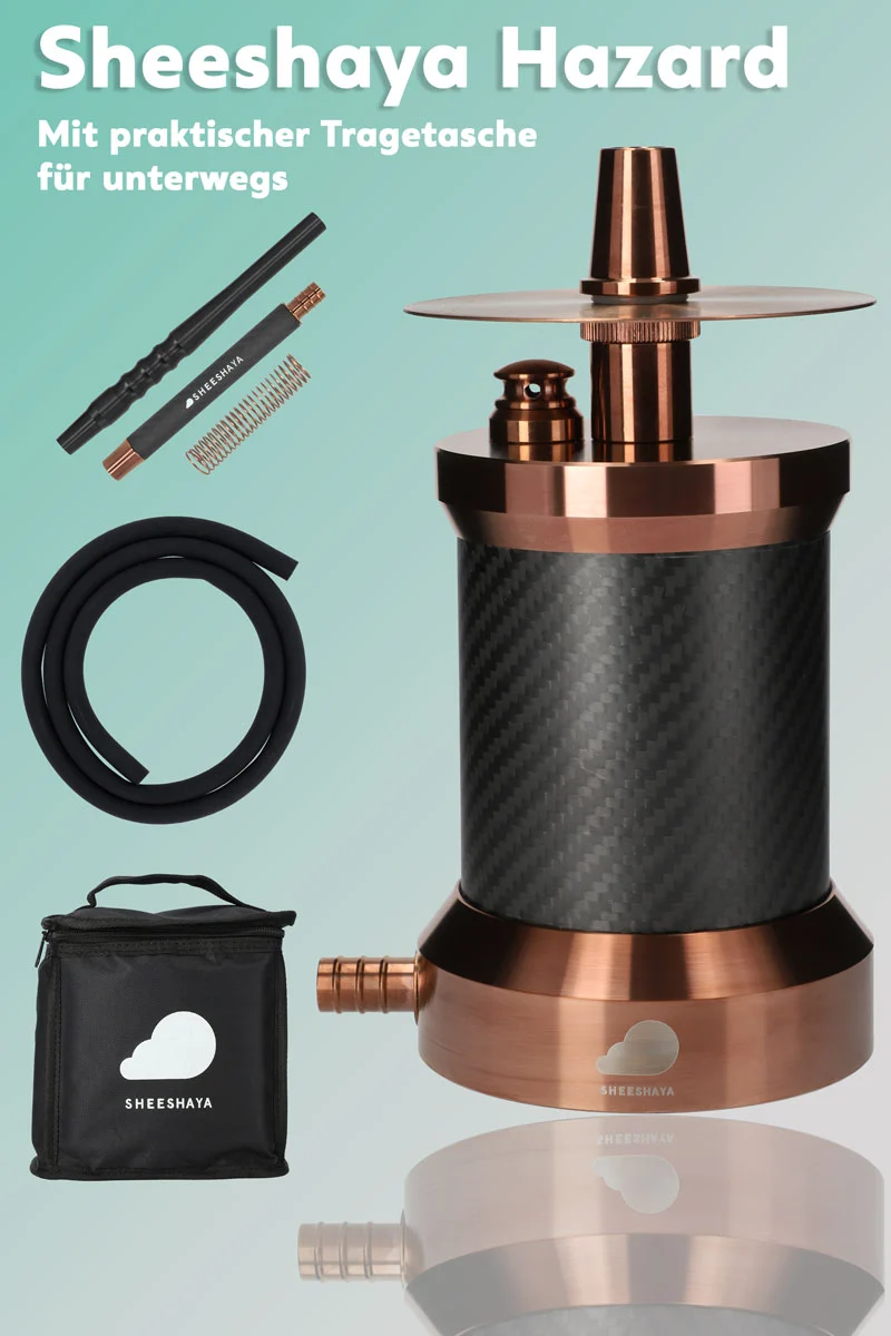 Sheeshaya Shisha Hazard Edelstahl Rose Gold