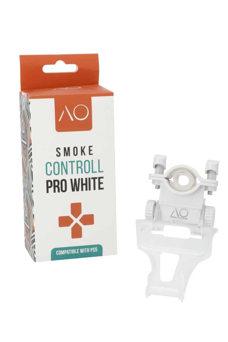AO Smoke Control Pro Shisha PS5 Controller Weiss