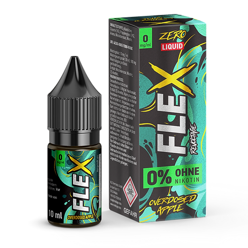 Revoltage Nikotinsalz Liquid Flex Overdosed Apple 0mg/ml 10ml