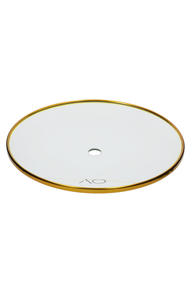 AO Glas Kohleteller Gold