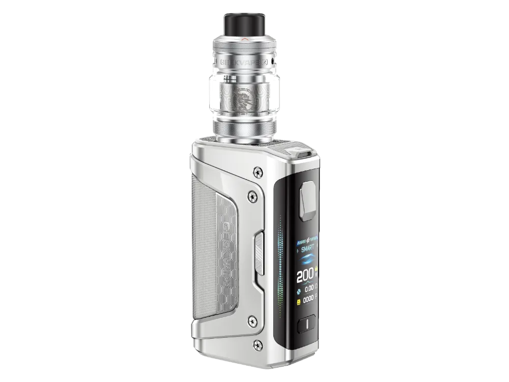 Geek Vape E-Zigarette Aegis Legend 5 mit Z Subohm Tank 5 Frost Silver