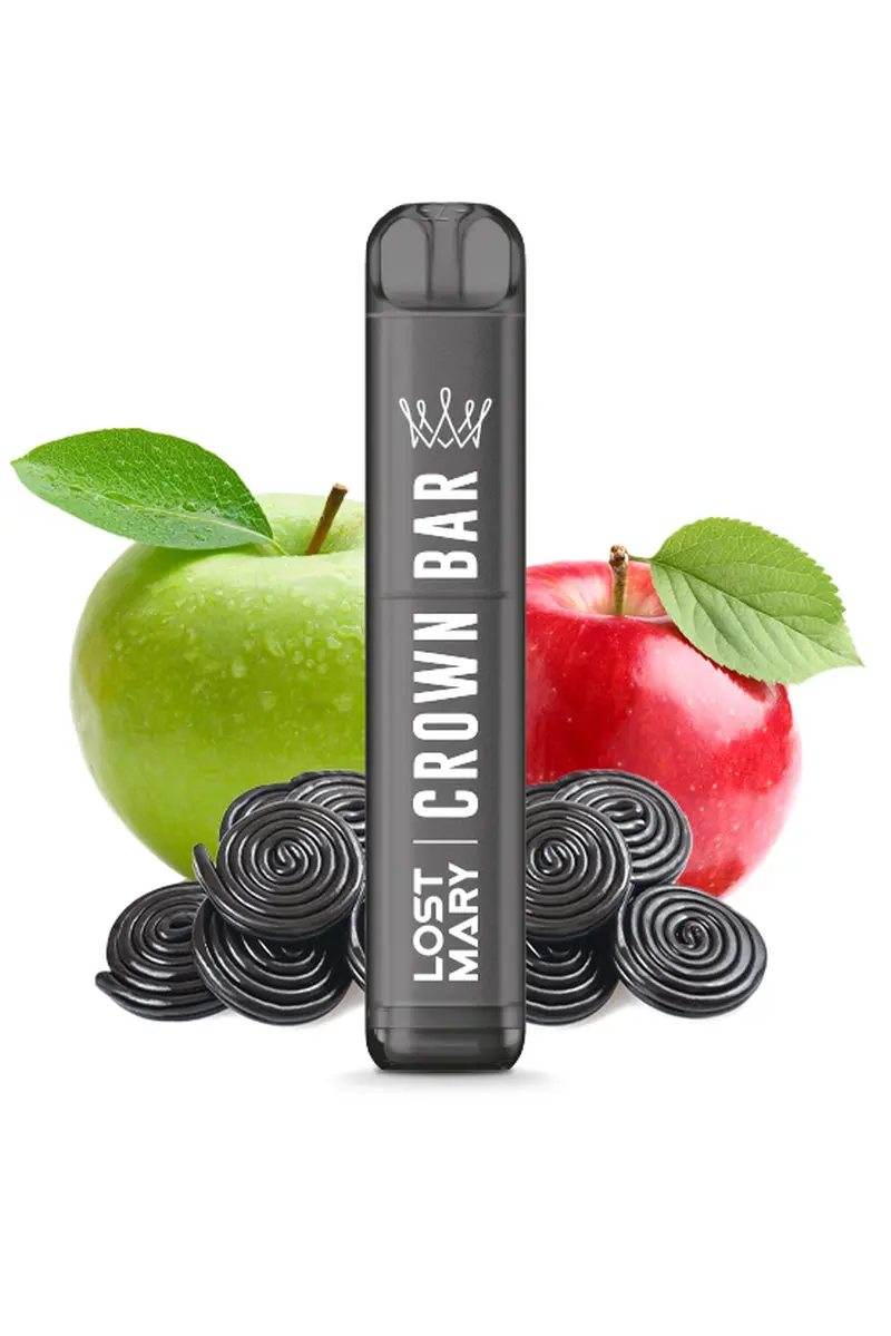 Crown Bar Einweg E-Zigarette AM600 CP Double Apple 20mg/ml