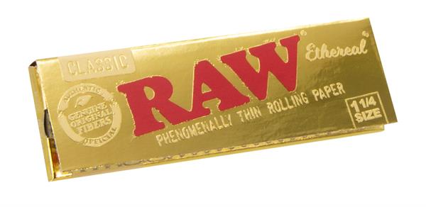 Raw Zigarettenpapier Ethereal Gold 1 1/4 (50 Stück pro Packung)