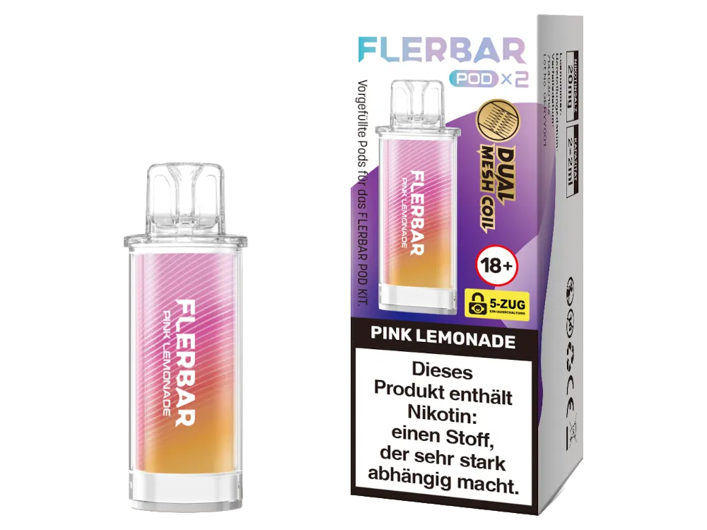 Flerbar Prefilled Pod 20mg/ml (2 Stück pro Packung) Pink Lemonade
