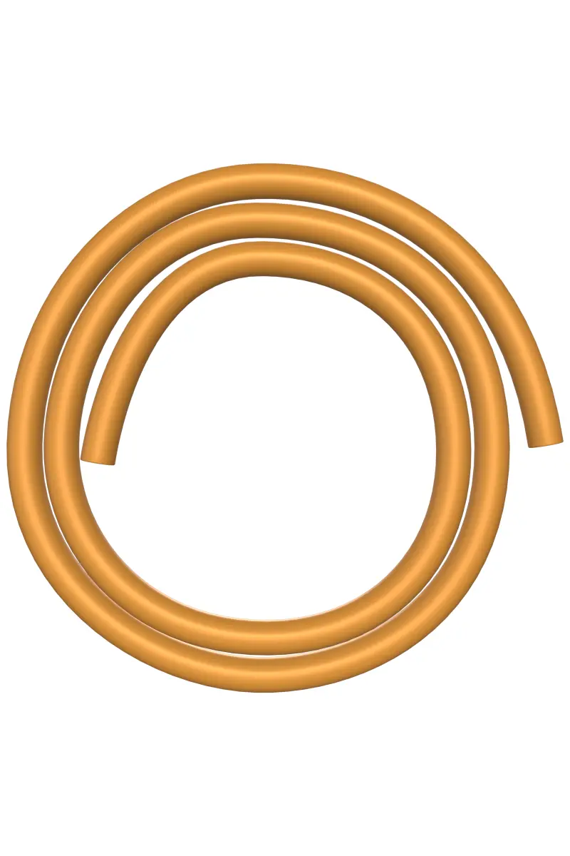 AO Soft-Touch Silikonschlauch Gold