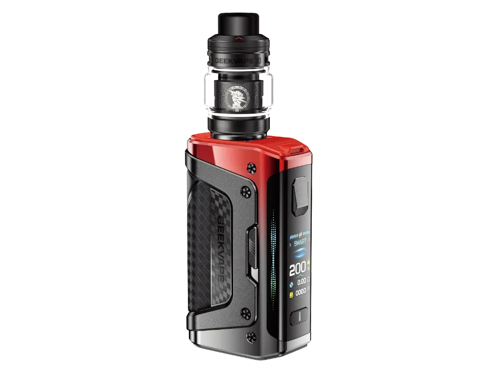 Geek Vape E-Zigarette Aegis Legend 5 mit Z Subohm Tank 5 Turbo Red