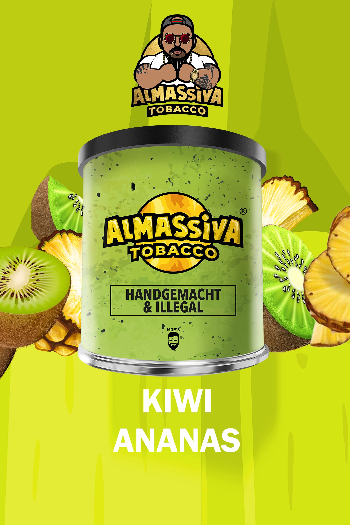 Al Massiva Tabak Handgemacht & Illegal 200g