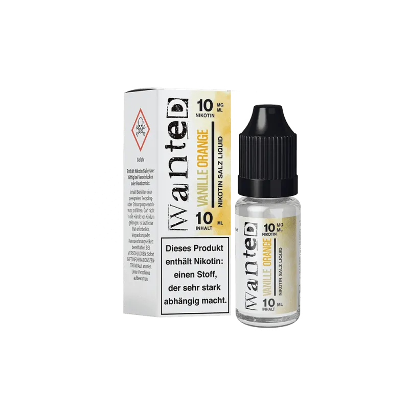 Wanted Nikotinsalz Liquid Overdosed Vanille Orange 10mg/ml 10ml