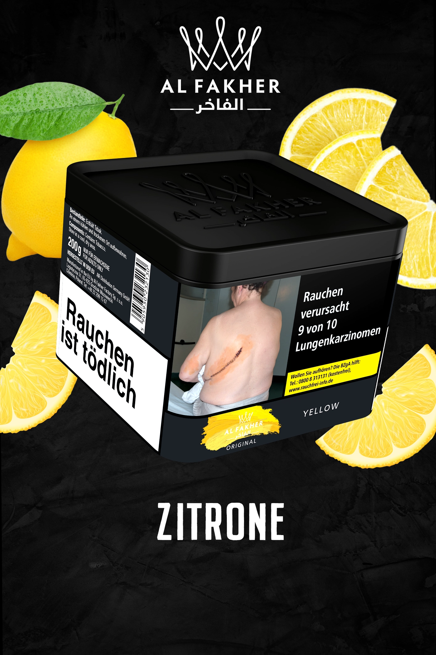 Al Fakher Tabak Yellow 200g