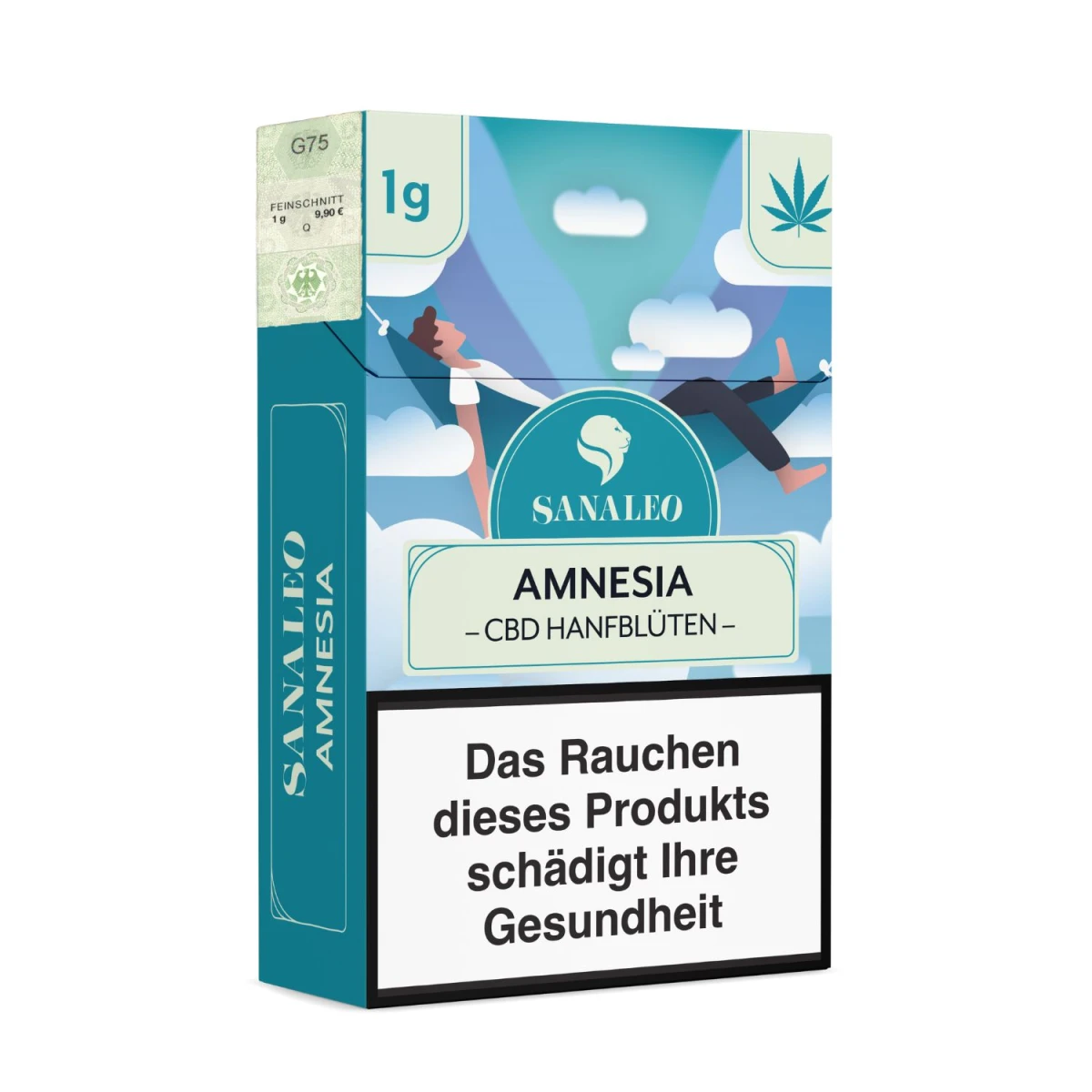 Sanaleo CBD Blüte Amnesia 15% 1g
