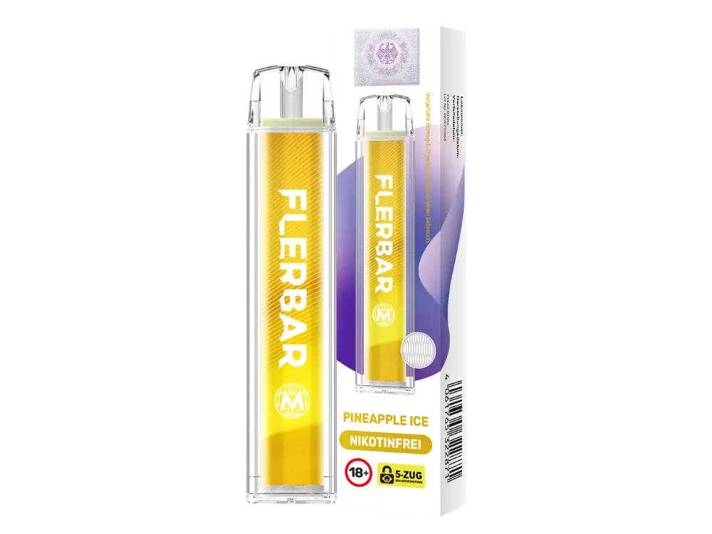Flerbar M Einweg E-Zigarette 0mg/ml Pineapple Ice