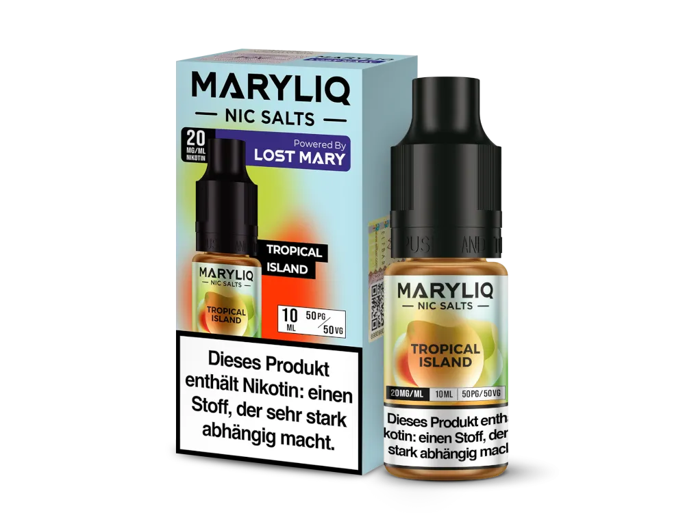 Maryliq Nikotinsalz Liquid Tropical Island 20mg/ml 10ml