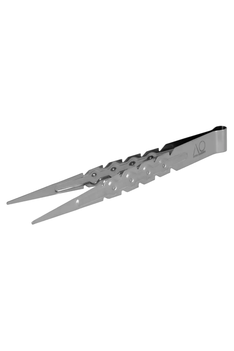 AO Kohlezange Edelstahl 22cm Silber
