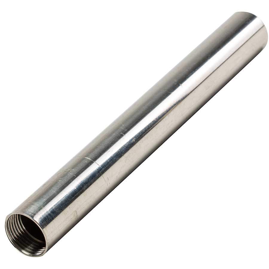 Smokezilla Wasserrohr Edelstahl Silber 24cm