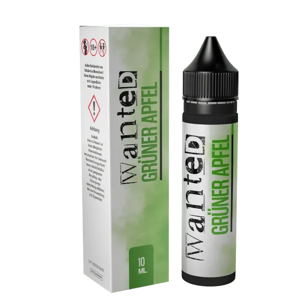 Wanted Aroma grüner Apfel 10ml (Longfill)