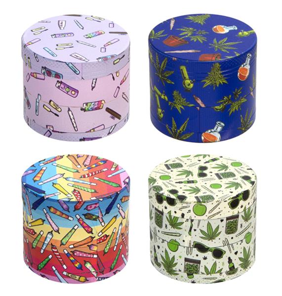 Wild Fire Grinder Metall Sweet Weed 4-teilig 50 mm