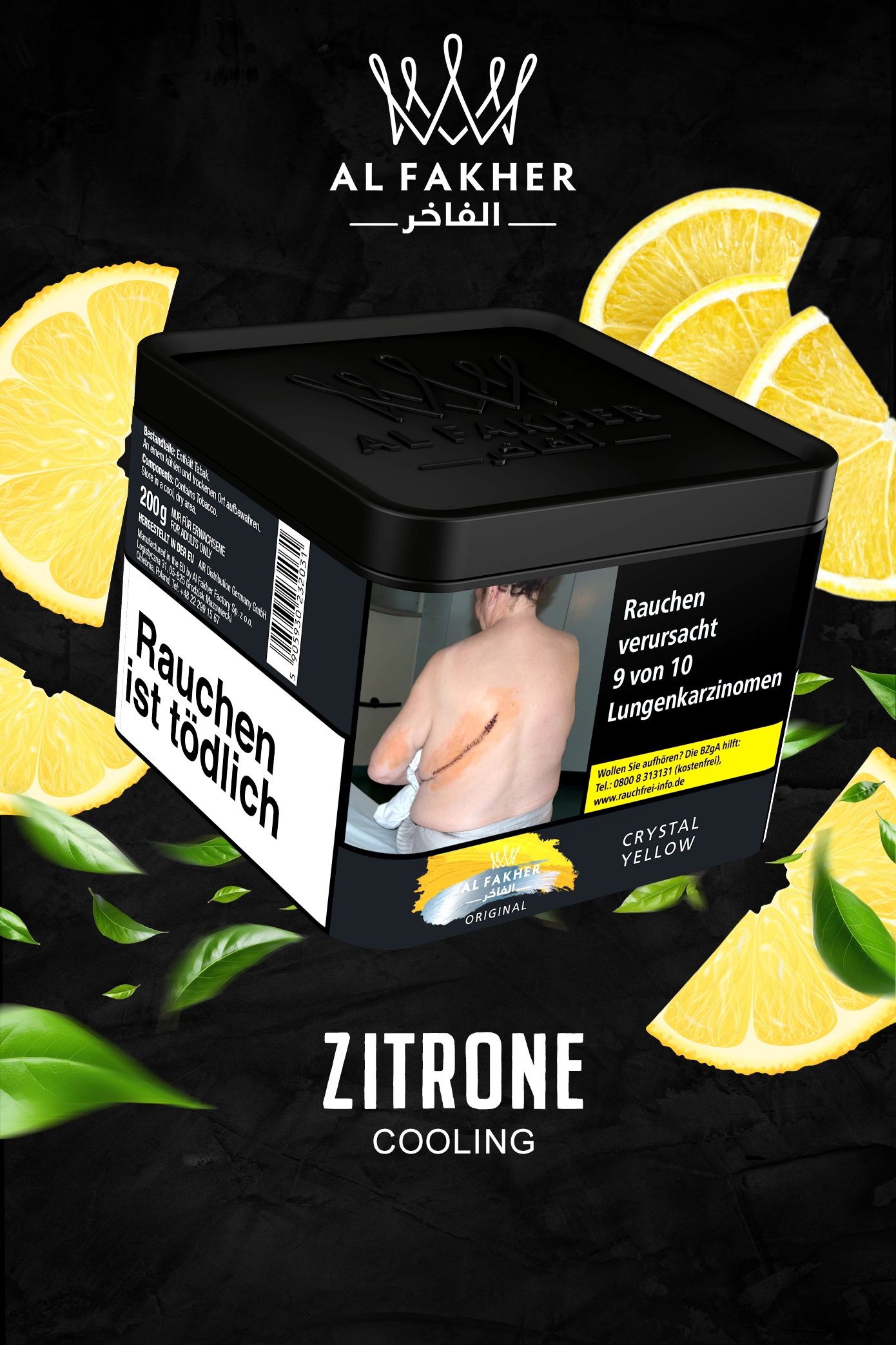 Al Fakher Tabak Crystal Yellow 200g