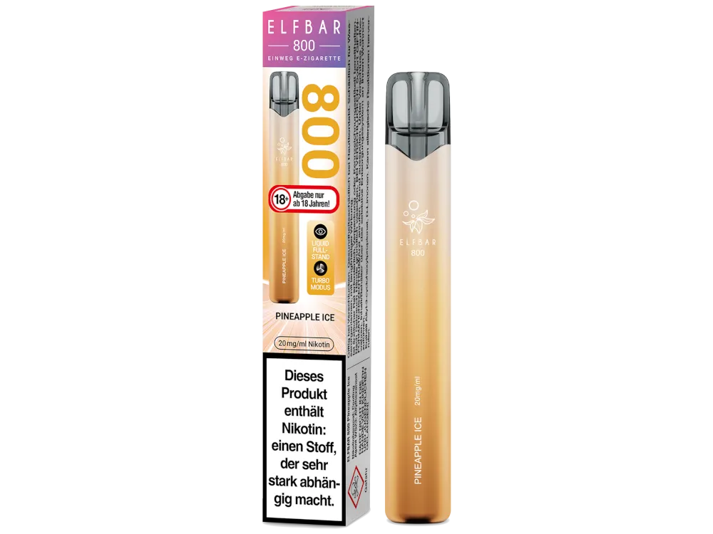 Elfbar Einweg E-Zigarette 800 Pineapple Ice 20mg/ml