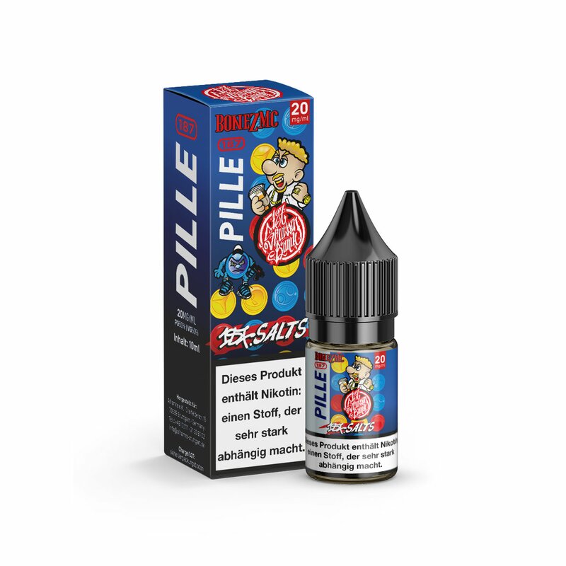 187 Salts Nikotinsalz Liquid Pille 20mg/ml 10ml