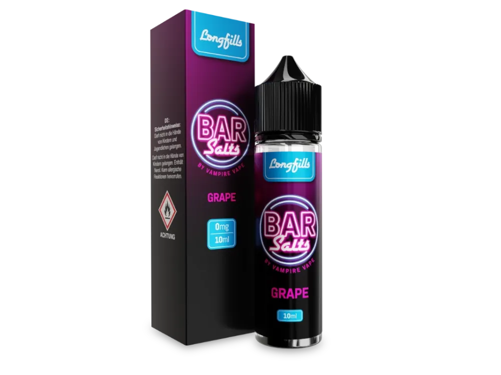 Bar Salts Aroma Grape 10ml (Longfill)