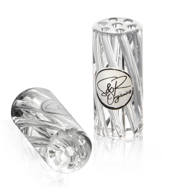S&R Premium Glas Vortex Filtertip 9mm Clear